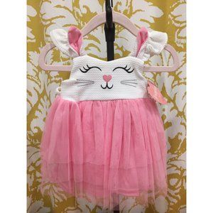 Youngland Baby Girl's Pink‎ Dress - Bunny